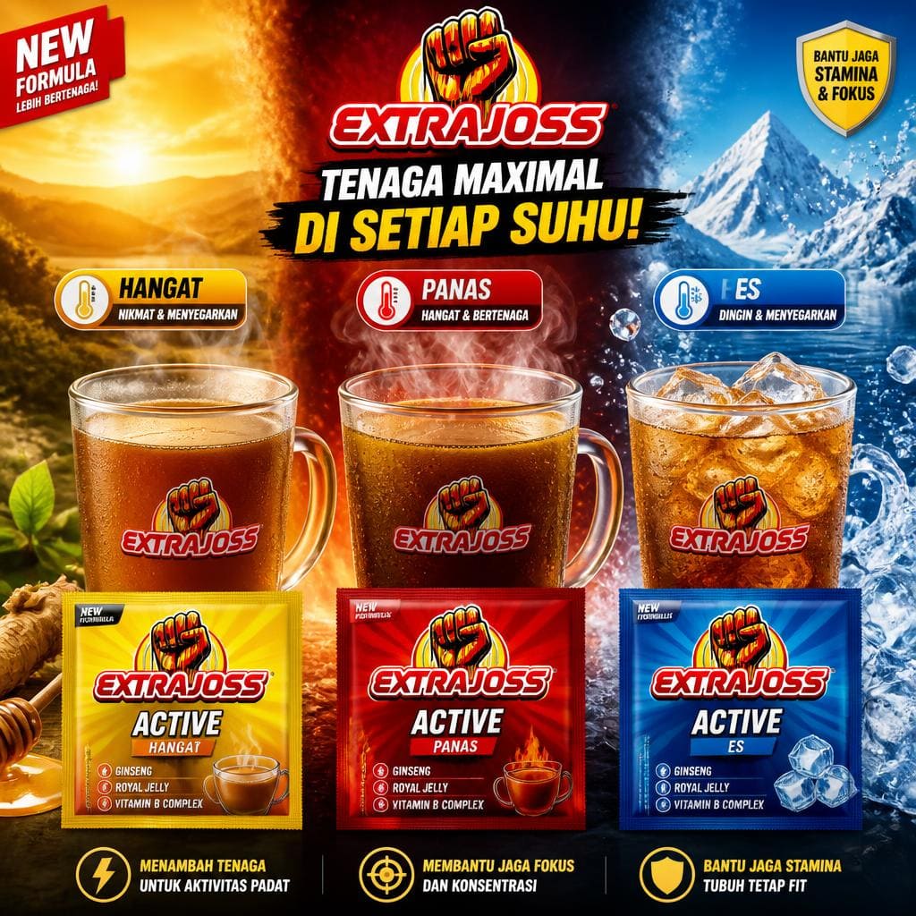 ExtraJoss Hangat/Panas/Es Warkop 3D